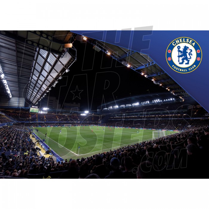 Chelsea FC Stamford Bridge Stadium Poster