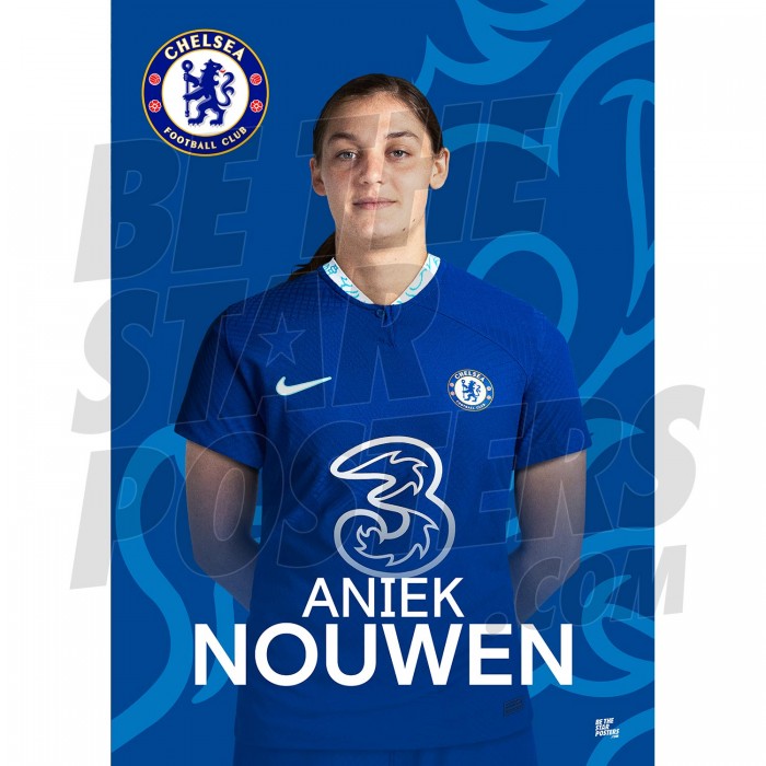 Chelsea FC Nouwen 22/23 Headshot Poster