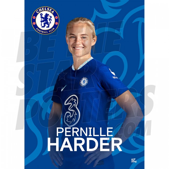 Chelsea FC Harder 22/23 Headshot Poster