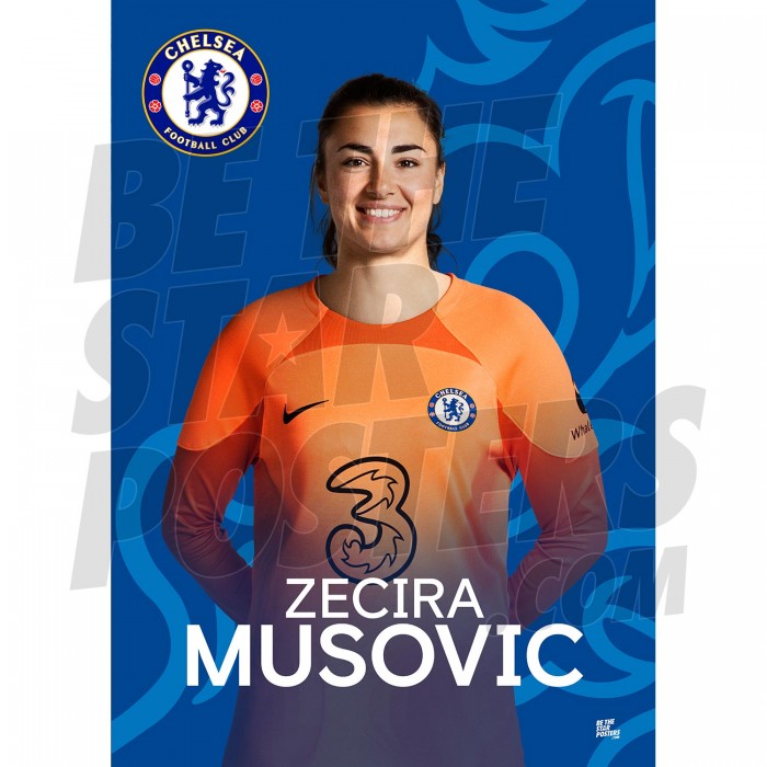 Chelsea FC Musovic 22/23 Headshot Poster