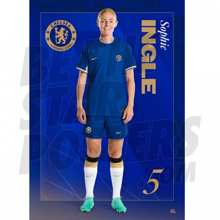 Chelsea FC Ingle 23/24 Headshot Poster