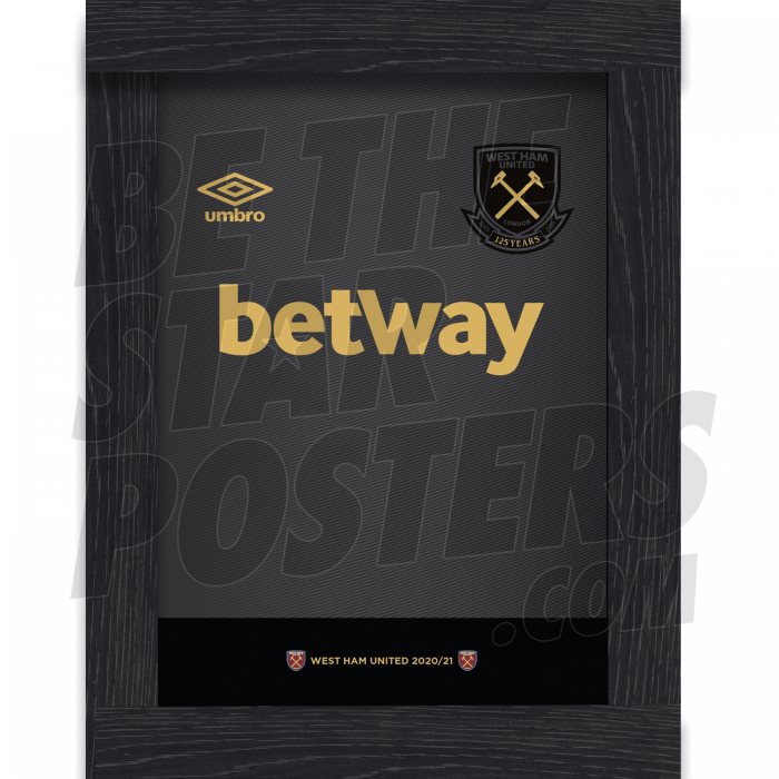 West Ham United FC 2020 Retro Away Shirt Print