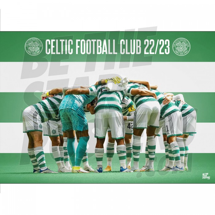 Celtic FC Huddle 22/23 Poster