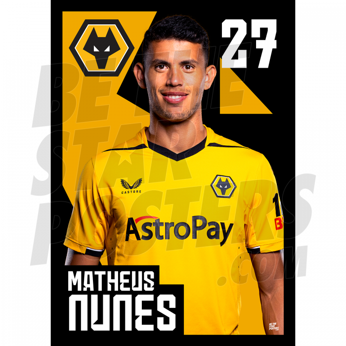 Wolverhampton Wanderers FC Nunes 22/23 Poster