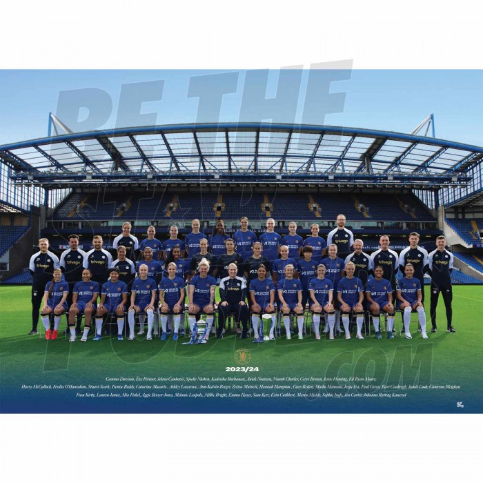 Chelsea FC Womens Squad 23/24 Poster
