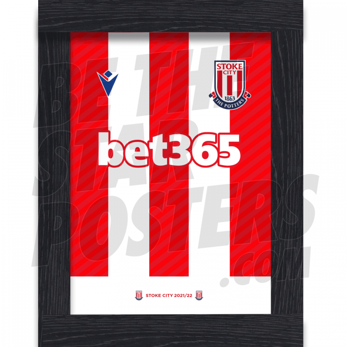 Stoke City FC 21/22 Home Shirt Print