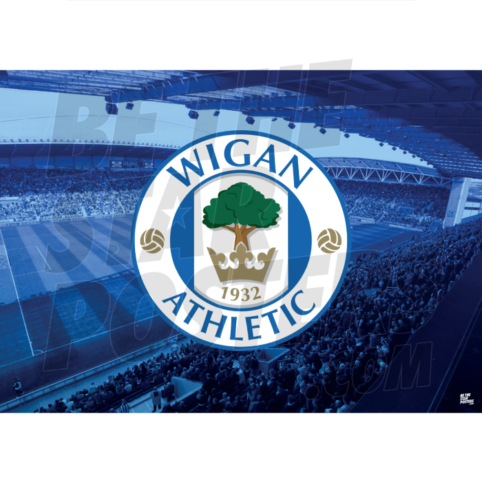 Wigan Athletic FC DW Stadium Poster