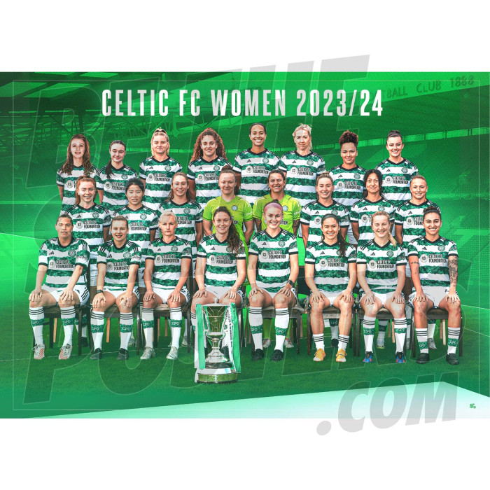 Celtic FC Womens 23/24 Squad Poster
