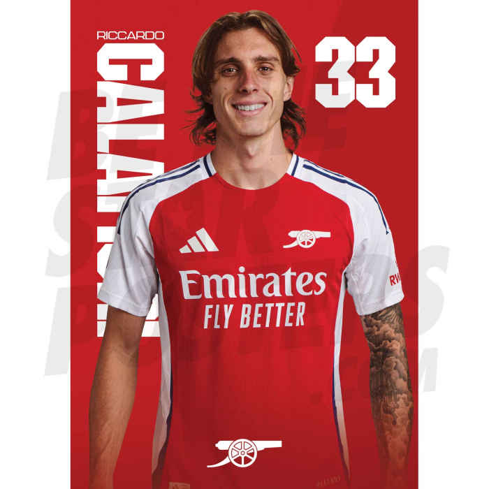 Arsenal FC Calafiroi 24/25 Headshot Poster