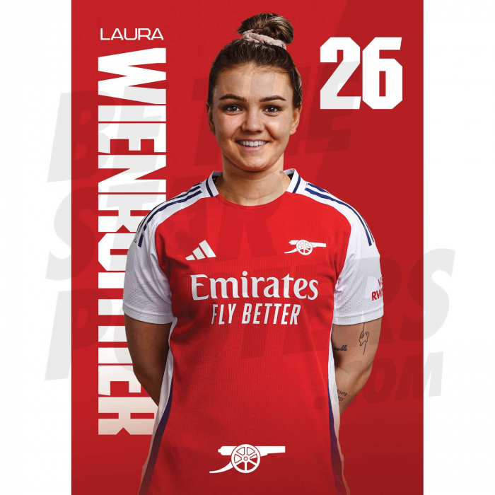 Arsenal FC Weinroither 24/25 Headshot Poster