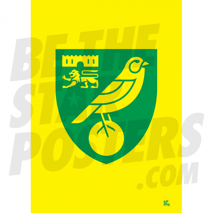 Norwich City FC Crest Poster