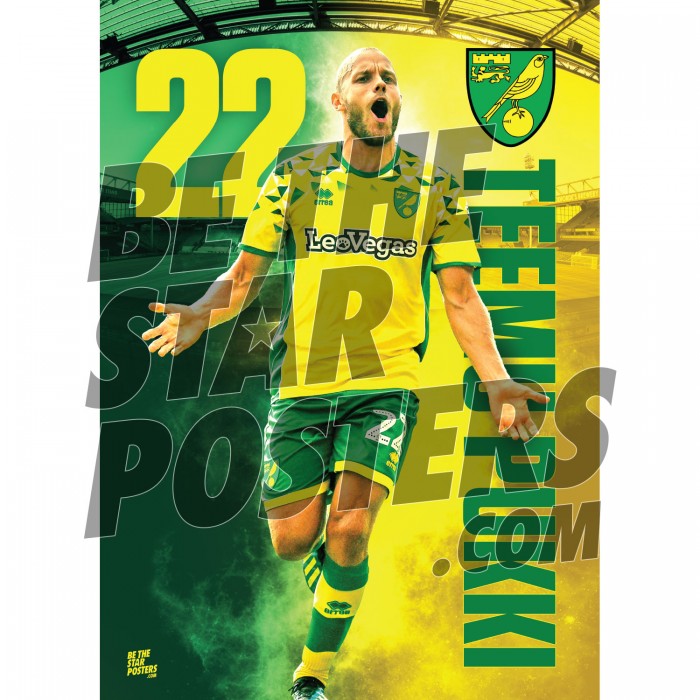 Norwich City FC A3 Pukki 18/19 Player Post - Official Licensed A3 Poster
