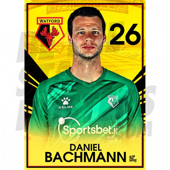 Daniel Bachmann Watford FC A3 Headshot 20/21