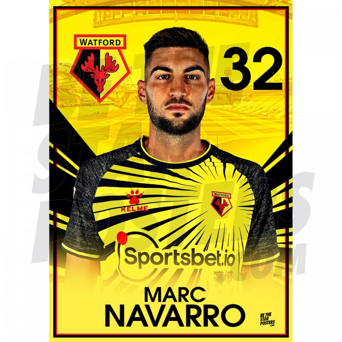 Marc Navarro Watford FC A3 Headshot 20/21