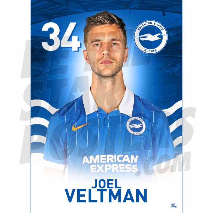 Joel Veltman Brighton & Hove Albion FC A3 20/21