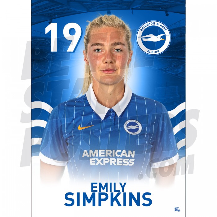 Emily Simpkins Brighton & Hove Albion FC A3 20/21